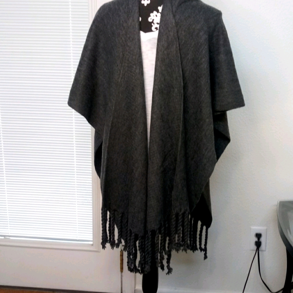 Beautiful Cozy Charcoal Maddison 88 Wrap